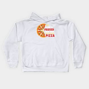 pizza gamer Kids Hoodie